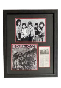 Bon Jovi Multi-Signed Framed Display