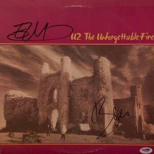 Bono & The Edge U2 Autographed Album Cover