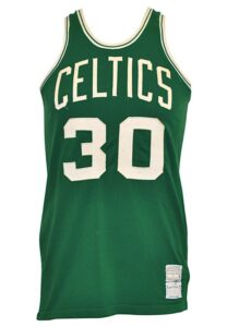 Boston Celtics Game-Used Jerseys — Circa 1975 Glenn McDonald Road & 1980-81 Wayne Kreklow Home