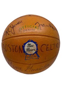 Boston Celtics Hall Of Famers & Greats Multi-Signed Basketball