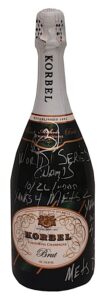 Brian McNamee’s 2000 NY Yankees World Championship Champagne Celebration Bottle & Locker Room Cap