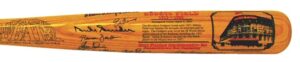 Brooklyn Dodgers Ebbets Field Commemorative Autographed Bat