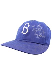 Brooklyn Dodgers Legends Multi-Signed Cap Including Koufax, Snider & More