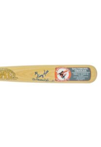 Brooks Robinson & George Kell Autographed Cooperstown Baltimore Orioles Bat