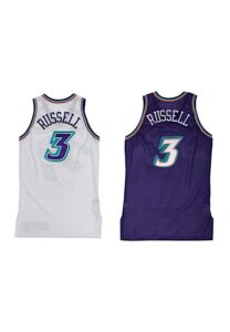 Bryon Russell Utah Jazz Game-Used & Autographed Jerseys & Shoes