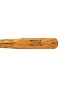 Bucky Dent Game-Used & Autographed Bat