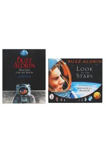 Buzz Aldrin “Look to the Stars” & “Reaching for the Moon” Autographed Books