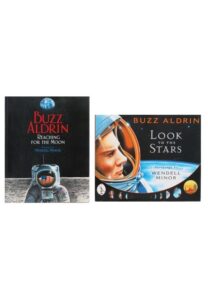 Buzz Aldrin “Look to the Stars” & “Reaching for the Moon” Autographed Books