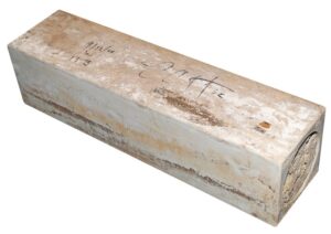 C.C. Sabathia Signed Yankee Stadium Game-Used Main Field Pitching Rubber with “9/13/09, W 13-3” Inscription