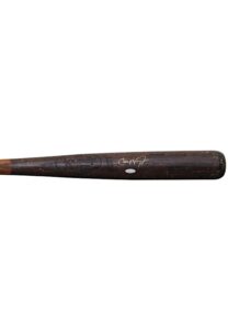 Cal Ripken Jr. Baltimore Orioles Game-Used & Autographed Bat