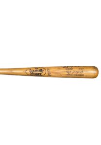 Carl Yastrzemski Boston Red Sox Post Career Signed Bat