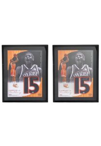 Carmelo Anthony Syracuse Orange Signed “Home Numbers” LE Framed Displays