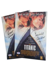 Celine Dion Autographed Sheet Music with Titanic’s “My Heart Will Go On”