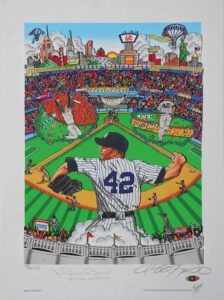 Charles Fazzino and Mariano Rivera Dual-Signed “Enter Sandman” Limited Edition Pop Art