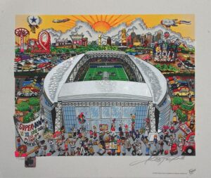 Charles Fazzino Dallas Cowboys Limited Edition Pop Art