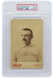 Charles “Old Hoss” Radbourn 1889 G Waldon Smith Cabinet Card From Hardy Richardson’s Personal Archives