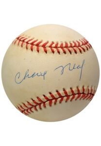 Charlie Neal Single-Signed ONL Baseball