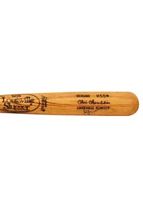 Chris Chambliss Game-Used & Autographed Bat