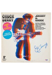 Chuck Berry “Johnny B. Goode” Autographed