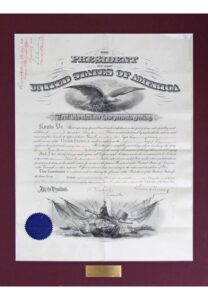 Circa 1885 Grover Cleveland Autographed Presidential & New York Documents