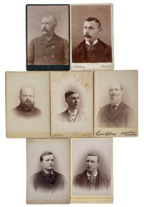 Circa 1890s Cabinet Cards Including McGeachey, Hardy Richardson, McAleer & Tom Brown