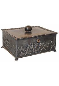 Circa 1897 Reed & Barton Silver Plate Football Box