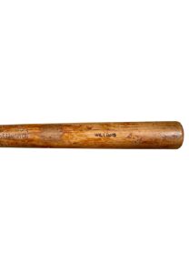 Circa 1917 Lefty Williams Chicago White Sox Game-Used Bat