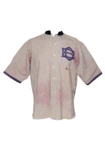 Circa 1920 Game-Used Industrial League Uniform & Cap