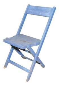 Circa 1920s Original Yankee Stadium Locker Room Folding Chair