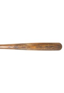 Circa 1924 Freddie Lindstrom NY Giants Rookie Era Game-Used & Factory Side-Written Bat