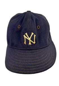 Circa 1937 Joe DiMaggio Rookie Era New York Yankees Game-Used Cap