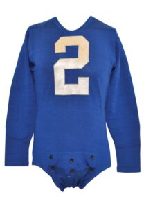 Circa 1939 Kent “Rip” Ryan Detroit Lions Game-Used Wool Durene Home Jersey