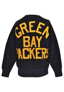 Circa 1946 Herman Rohrig Green Bay Packers Sideline Worn Team Sweater