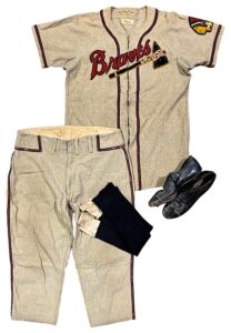 Circa 1948 Phil Masi Boston Braves Game-Used Full Uniform With Cleats