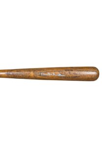 Circa 1950 Duke Snider Brooklyn Dodgers Game-Used & Signed Bat