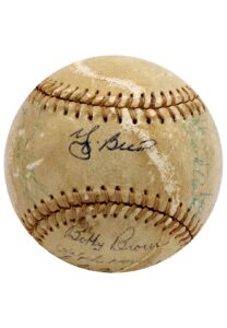 Circa 1950 NY Yankees Team-Signed Baseball