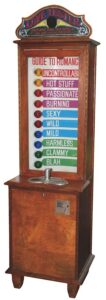 Circa 1950’s Love Tester Coin-Op Machine