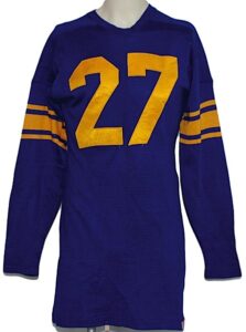 Circa 1951-1956 Marvin Johnson/ Ron Waller LA Rams Home Durene Jersey