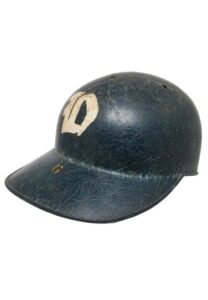 Circa 1954-55 Al Kaline Rookie Era Detroit Tigers Game-Used & Autographed Batting Helmet