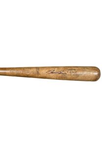 Circa 1955 Billy Pierce Chicago White Sox Game-Used & Signed Bat