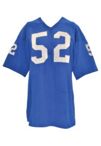 Circa 1959 Detroit Lions No. 52 Game-Used Home Durene Jersey