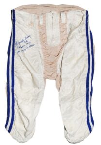 Circa 1960 Baltimore Colts Game-Used & Autographed Pants Attributed to Ray Berry