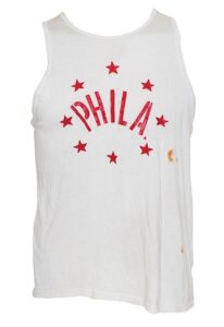 Circa 1960 Joe Ruklick Philadelphia Warriors Worn Practice Jersey