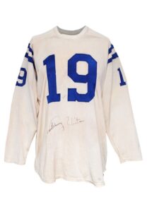 Circa 1960 Johnny Unitas Baltimore Colts Game-Used & Autographed Home Durene Uniform