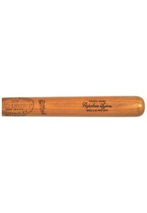 Circa 1960 Napoleon Lajoie Post Career Pro Stock Bat