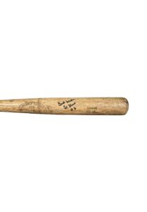 Circa 1962 Al Weis Chicago White Sox Rookie Era Game-Used & Signed Bat