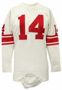 Circa 1962 Y.A. Tittle New York Giants Game-Used Jersey