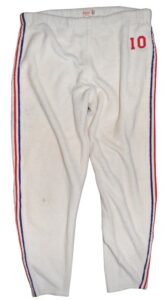 Circa 1964 Johnny Red Kerr Philadelphia 76ers Worn Home Fleece Warm-Up Pants