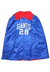 Circa 1966 Henry Carr New York Giants Player-Worn Sideline Cape