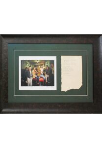 Circa 1966 Jim Morrison Framed Handwritten Poem &  Henry Diltz Photo